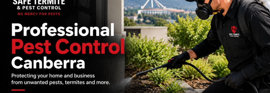 Professional pest control services in Canberra by Safe Termite & Pest Control
